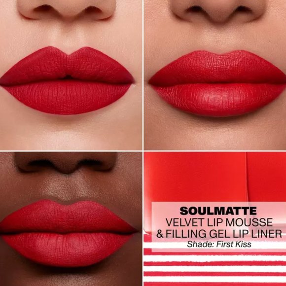 Morphe Soulmatte Liquid Lipstick + Lipliner Kit | First Kiss | NEW MAKEUP - Picture 1 of 6